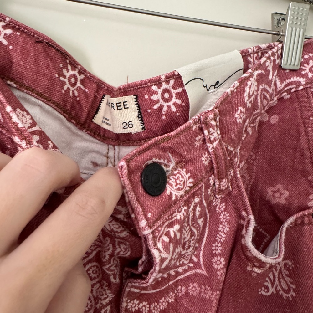 Free People Good Luck Printed Barrels - Picture 2 of 3